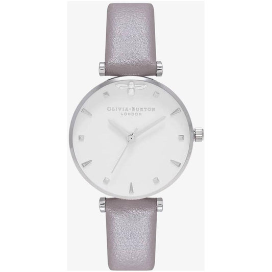 Olivia Burton Gray Synthetic Leather Watch Olivia Burton