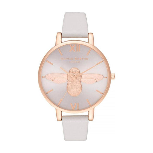 Olivia Burton Beige Synthetic Leather Watch Olivia Burton