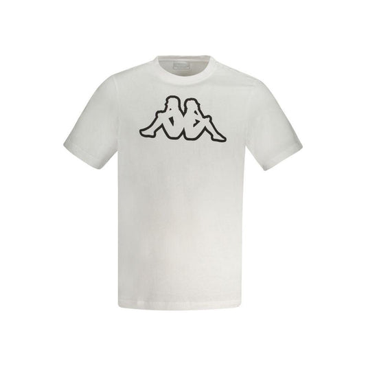 Kappa White Cotton T-Shirt Kappa