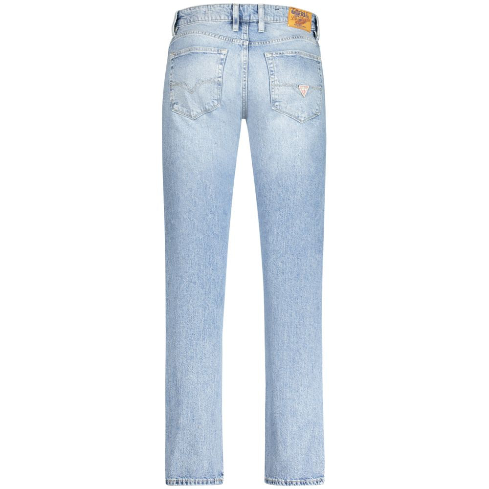 Guess Jeans Light Blue Cotton Jeans & Pant Guess Jeans