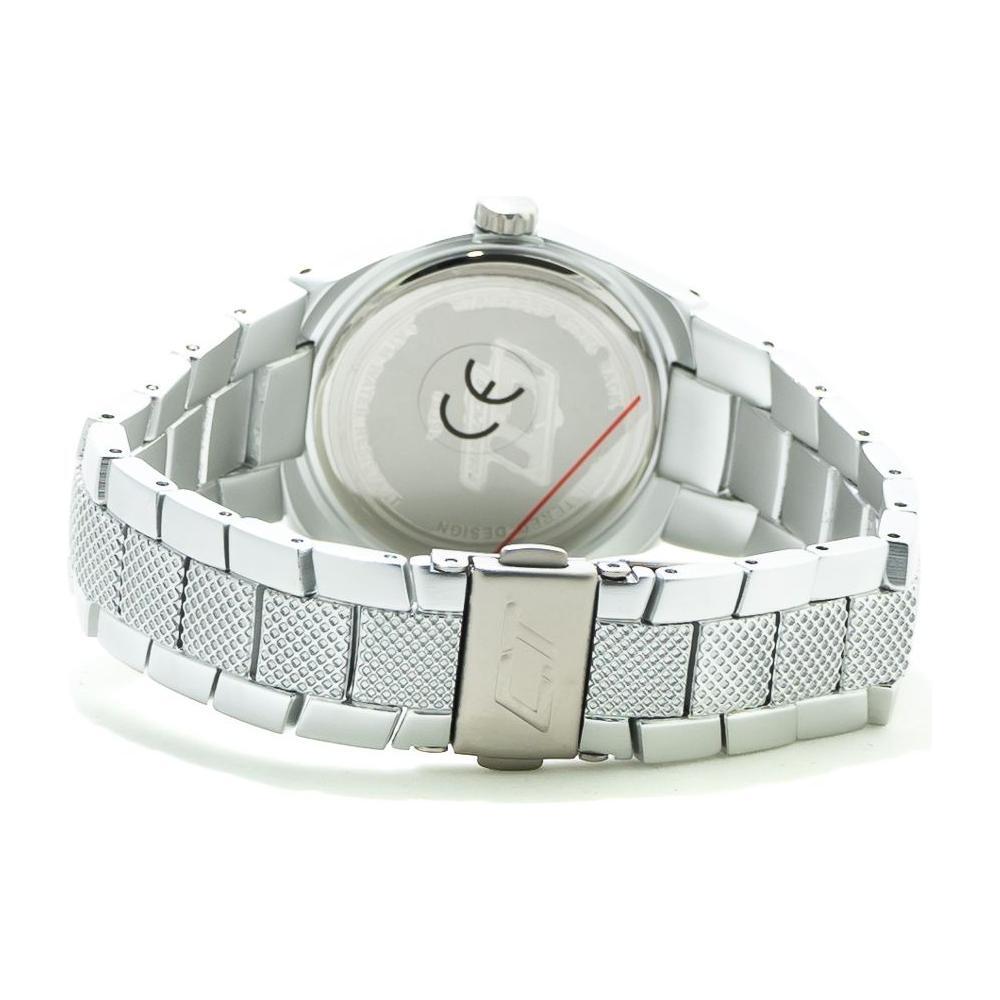 Chronotech Silver Stainless Steel Dress Watch