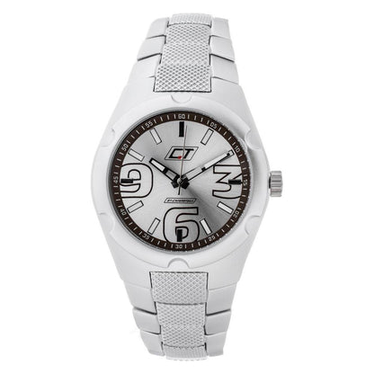 Chronotech Silver Stainless Steel Dress Watch