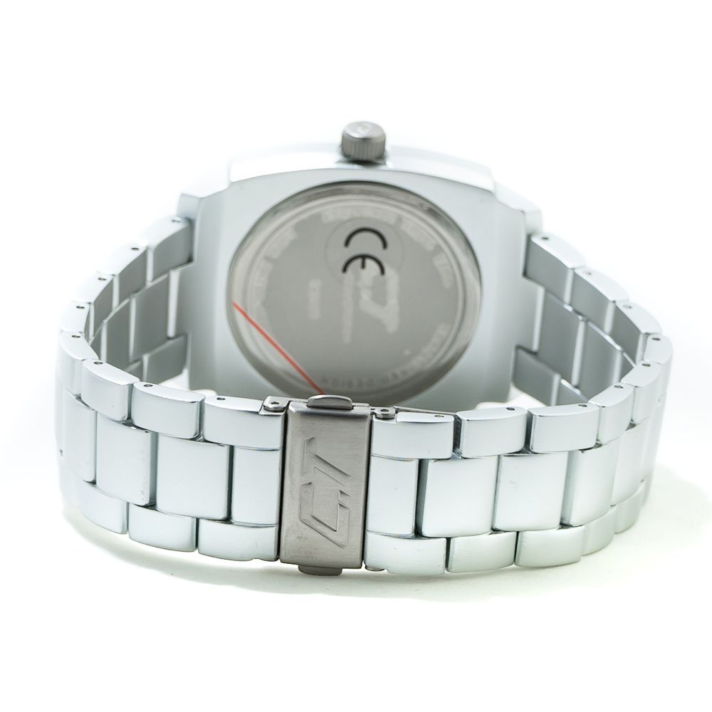 Chronotech Silver Aluminum Dress Watch