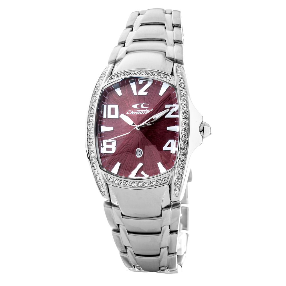 Chronotech Silver Stainless Steel Dress Watch