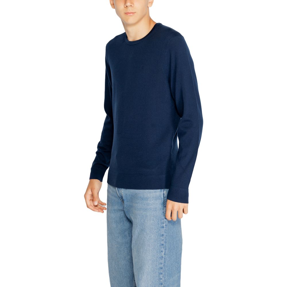 Calvin Klein Blue Recycled Wool Sweatshirt