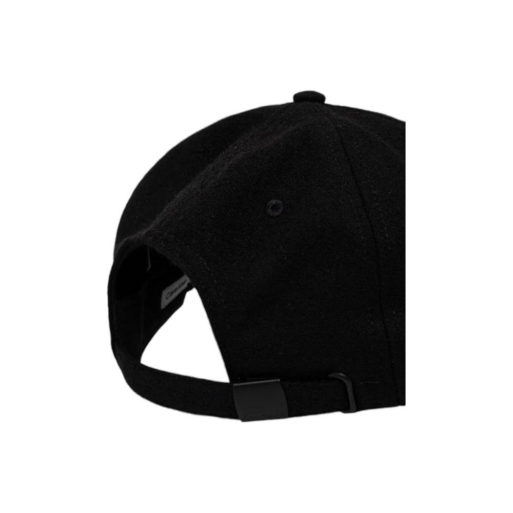 Calvin Klein Black Wool Hats & Cap Calvin Klein