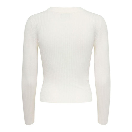 Jacqueline De Yong White Viscose Tops & T-Shirt Jacqueline De Yong