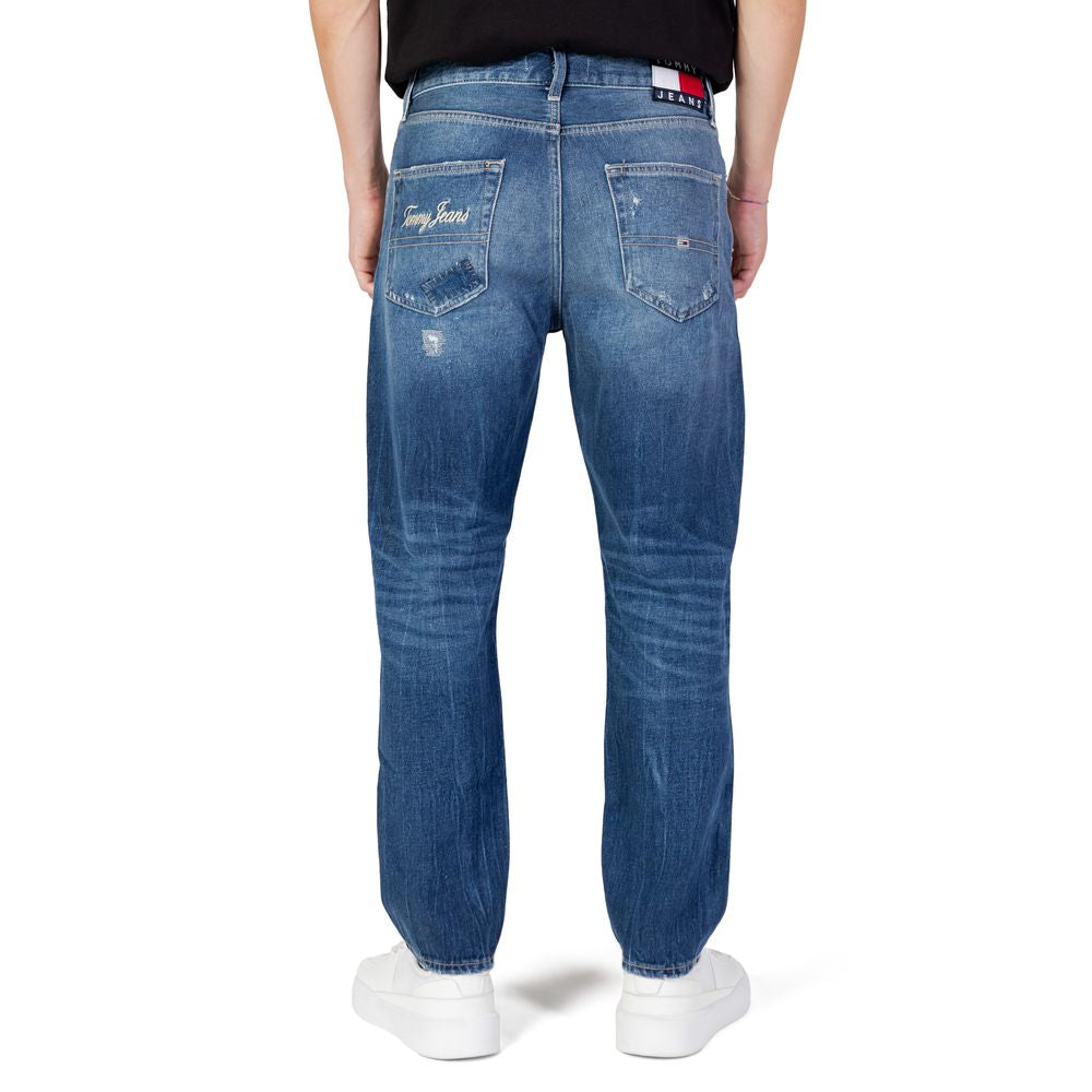 Tommy Hilfiger Jeans Blue Cotton Slim Fit Jeans
