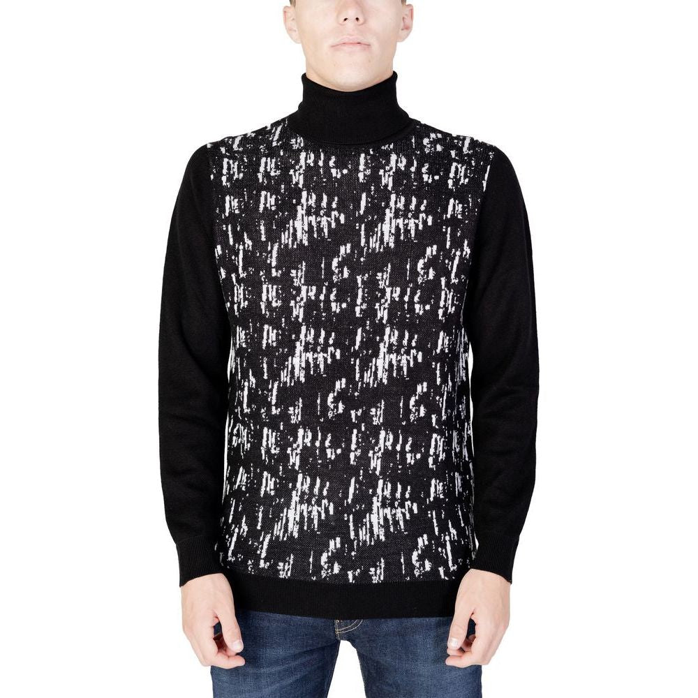 Antony Morato Black Wool Sweater Antony Morato