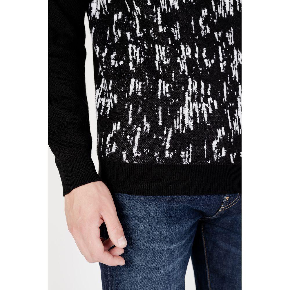 Antony Morato Black Wool Sweater Antony Morato