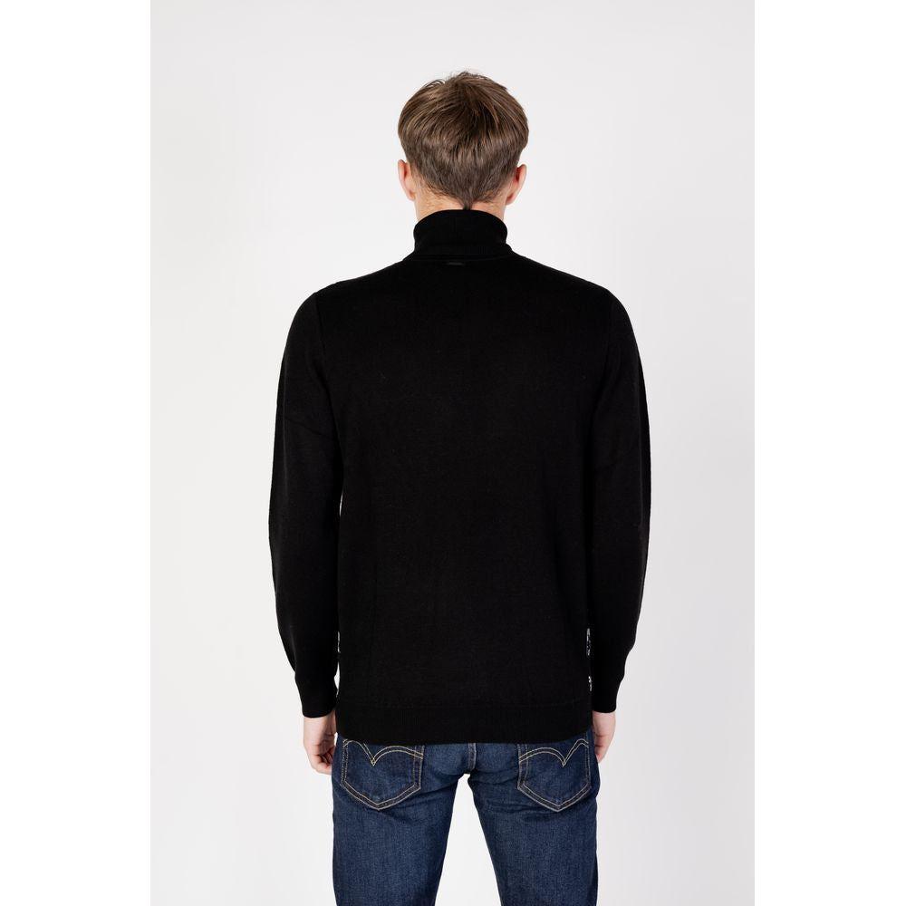 Antony Morato Black Wool Sweater Antony Morato