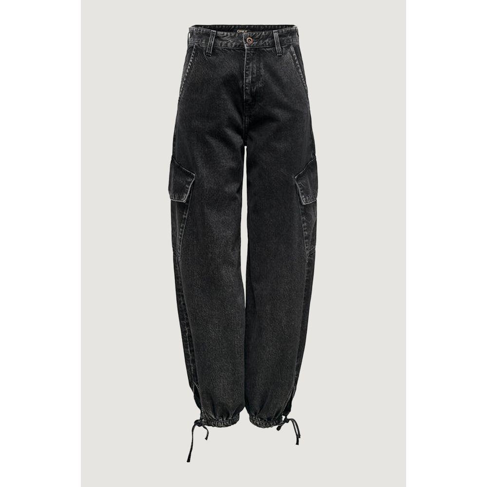 Only Black Cotton Jeans & Pant Only