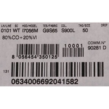 Dolce & Gabbana Gray STAFF Cotton Striped Vest 1728,20% Viscose,67345645728,Clothing,Dolce & Gabbana,Gray,IT50 | L,Material: 80% Cotton,Men,Men - Clothing,New with tags,Suits & Blazers - Clothing,Vests - Men - Clothing,Waistcoats - Suits & Blazers - Cloth