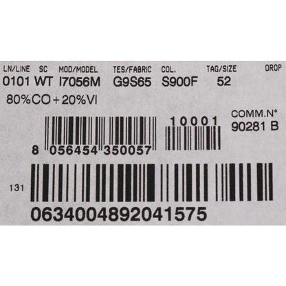 Dolce & Gabbana Gray STAFF Cotton Striped Vest 1728,20% Viscose,67345645728,Clothing,Dolce & Gabbana,Gray,IT52 | XL,Material: 80% Cotton,Men,Men - Clothing,New with tags,Suits & Blazers - Clothing,Vests - Men - Clothing,Waistcoats - Suits & Blazers - Clot