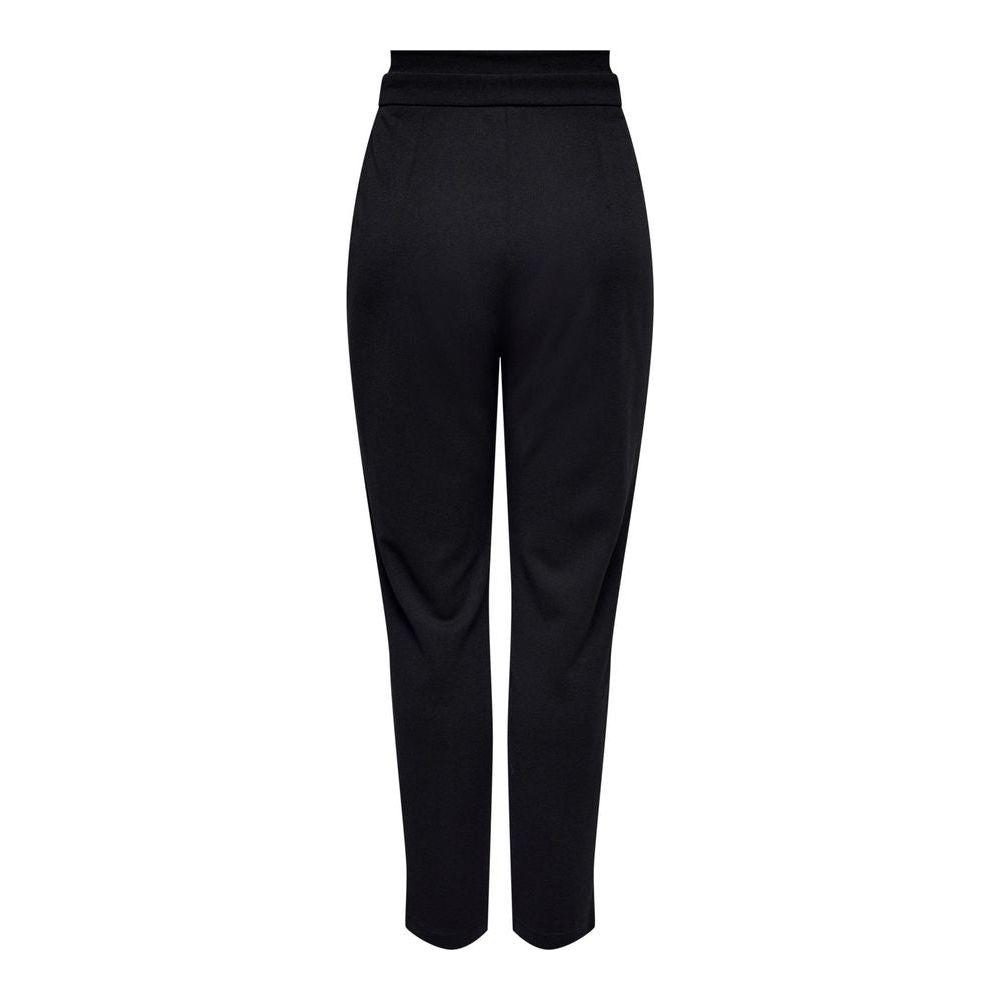 Jacqueline De Yong Black Polyester Jeans & Pant Jacqueline De Yong