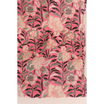 Dolce & Gabbana Pink Floral Brocade Capri Pants 1728,67345645728,77% Polyester,Clothing,Cropped Pants - Pants - Clothing,Dolce & Gabbana,IT38|XS,IT40|S,Jeans & Pants - Women - Clothing,Material: 23% Cotton,Multicolor,New with tags,Pants - Clothing,Women,W