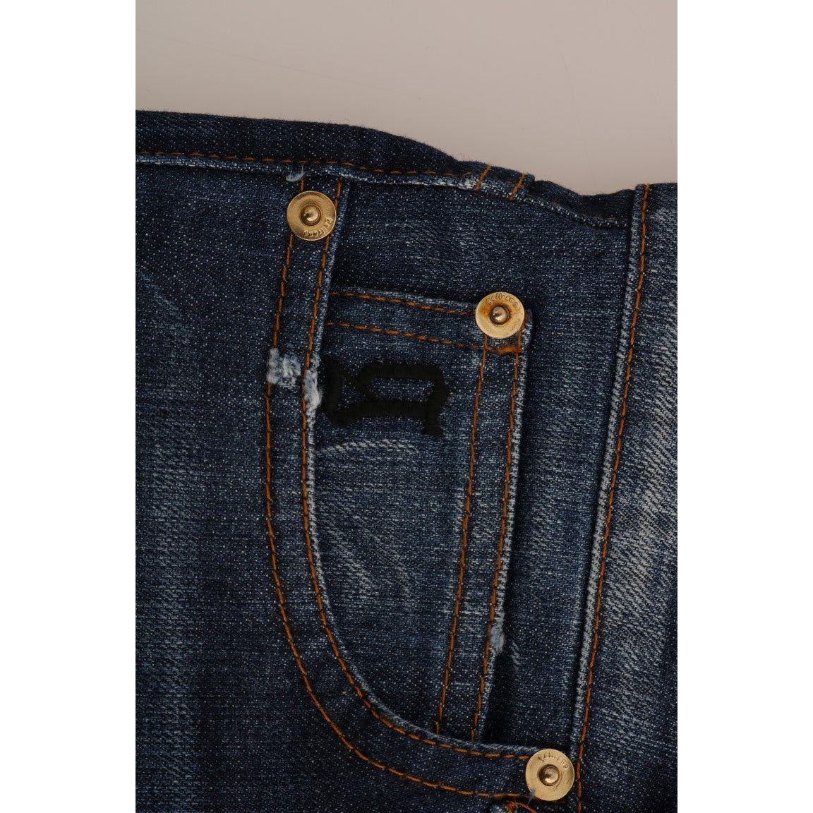 John Galliano Stylish Skinny Low Rise Denim Jeans John Galliano