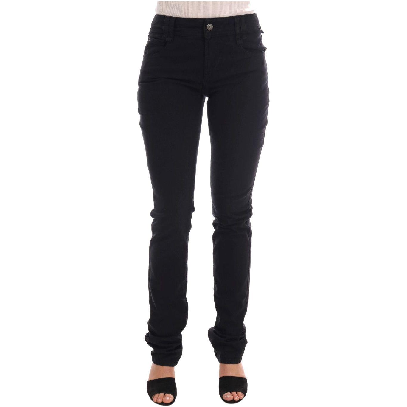John Galliano Black Cotton Denim Stretch Regular Fit Jeans 1% Elastane,1728,67345645728,Black,Clothing,Jeans & Pants - Women - Clothing,Jeans Denim - Clothing,John Galliano,Material: 99% Cotton,New with tags,Relaxed Fit Jeans - Jeans Denim - Clothing,Skin