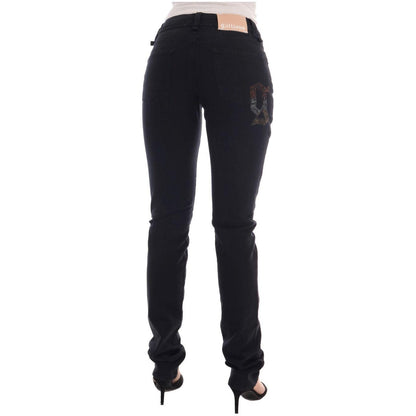 John Galliano Black Cotton Denim Stretch Regular Fit Jeans 1% Elastane,1728,67345645728,Black,Clothing,Jeans & Pants - Women - Clothing,Jeans Denim - Clothing,John Galliano,Material: 99% Cotton,New with tags,Relaxed Fit Jeans - Jeans Denim - Clothing,Skin