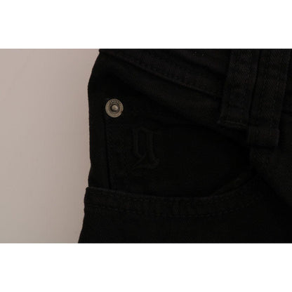 John Galliano Black Cotton Denim Stretch Regular Fit Jeans 1% Elastane,1728,67345645728,Black,Clothing,Jeans & Pants - Women - Clothing,Jeans Denim - Clothing,John Galliano,Material: 99% Cotton,New with tags,Relaxed Fit Jeans - Jeans Denim - Clothing,Skin