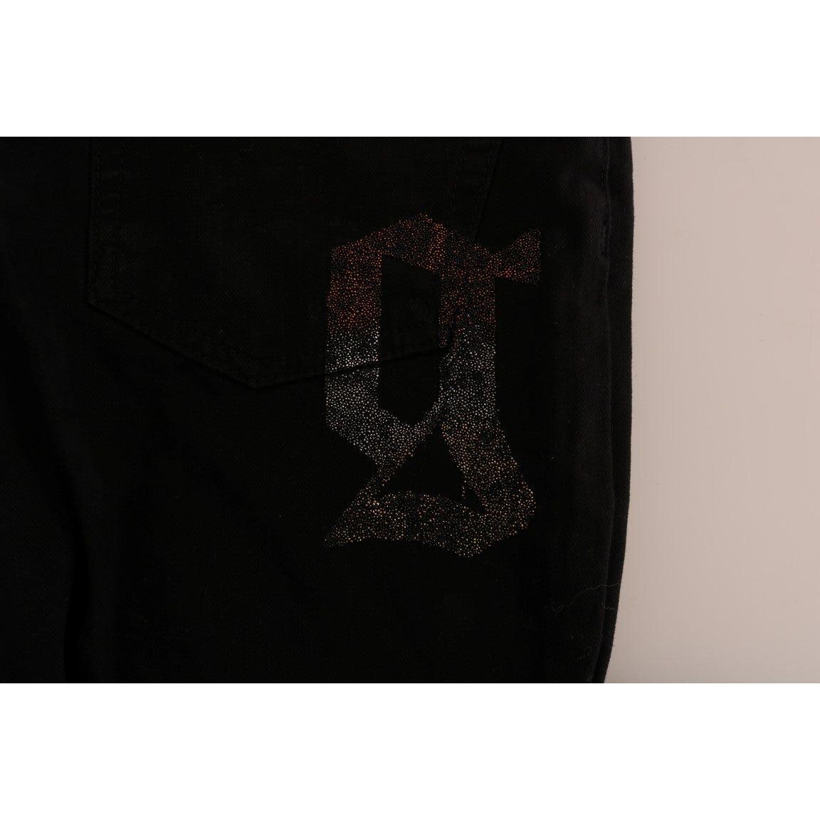 John Galliano Black Cotton Denim Stretch Regular Fit Jeans 1% Elastane,1728,67345645728,Black,Clothing,Jeans & Pants - Women - Clothing,Jeans Denim - Clothing,John Galliano,Material: 99% Cotton,New with tags,Relaxed Fit Jeans - Jeans Denim - Clothing,Skin