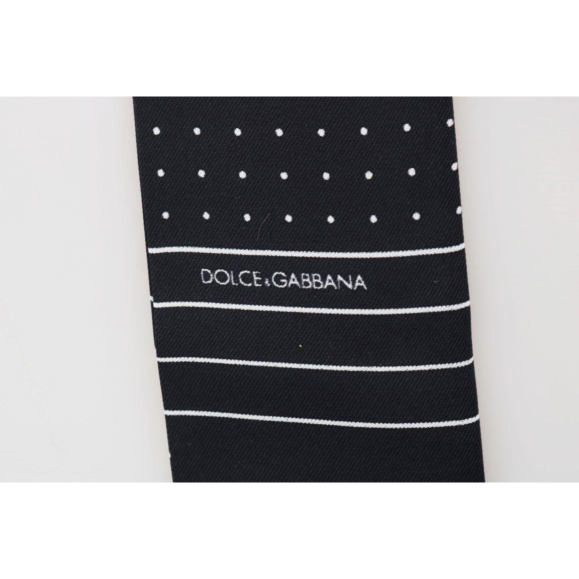 Dolce & Gabbana Elegant Silk Men's Tie Scarf Wrap Dolce & Gabbana