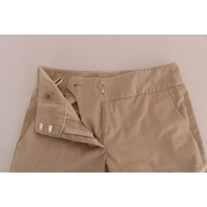 Ermanno Scervino Beige Cotton Bootcut Pants