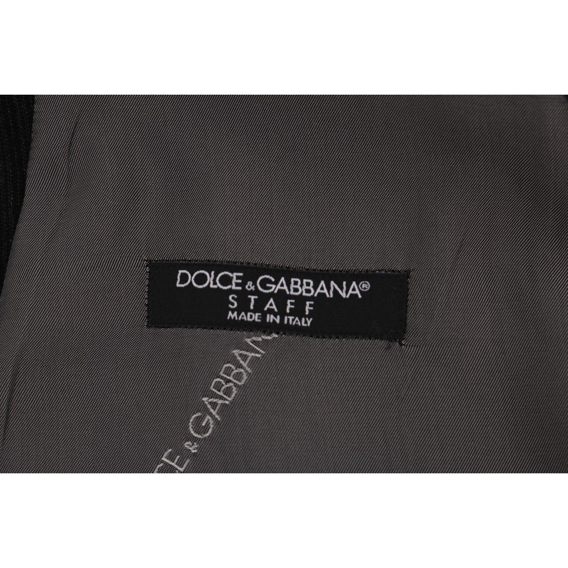 Dolce & Gabbana Elegant Striped Waistcoat Vest Dolce & Gabbana