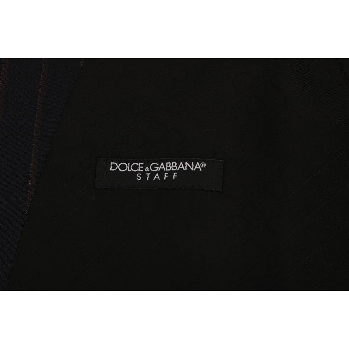 Dolce & Gabbana Blue Wool Stretch Vest 1728,3% Elastane,67345645728,Blue,Clothing,Dolce & Gabbana,IT50 | L,Material: 97% Wool,Men,Men - Clothing,New with tags,Suits & Blazers - Clothing,Vests - Men - Clothing,Waistcoats - Suits & Blazers - Clothing