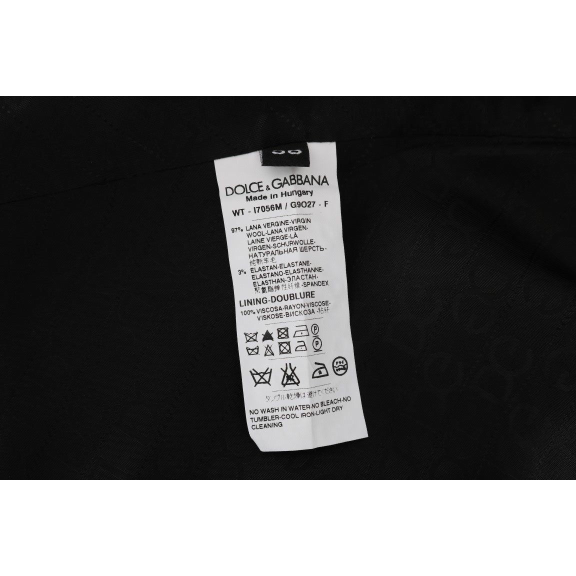 Dolce & Gabbana Black STAFF Wool Stretch Vest 1728,3% Elastane,67345645728,Black,Clothing,Dolce & Gabbana,IT50 | L,Material: 97% Wool,Men,Men - Clothing,New with tags,Suits & Blazers - Clothing,Vests - Men - Clothing,Waistcoats - Suits & Blazers - Clothin