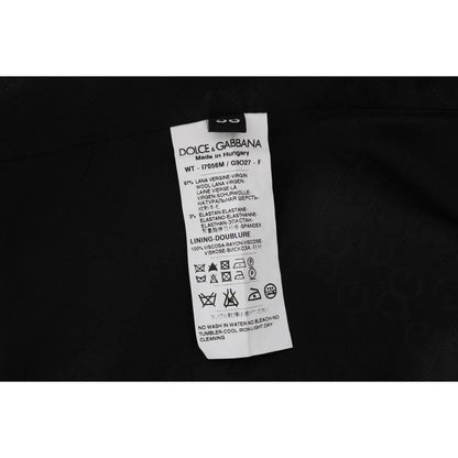Dolce & Gabbana Black STAFF Wool Stretch Vest 1728,3% Elastane,67345645728,Black,Clothing,Dolce & Gabbana,IT50 | L,Material: 97% Wool,Men,Men - Clothing,New with tags,Suits & Blazers - Clothing,Vests - Men - Clothing,Waistcoats - Suits & Blazers - Clothin