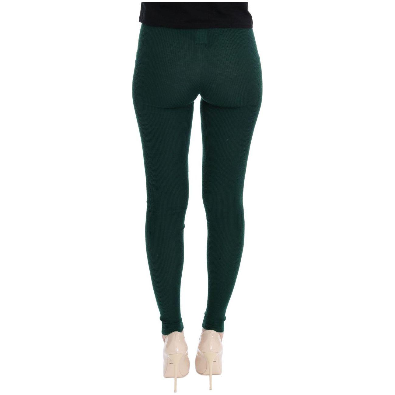 Dolce & Gabbana Elegant High-Waist Cashmere Tights Pants Dolce & Gabbana