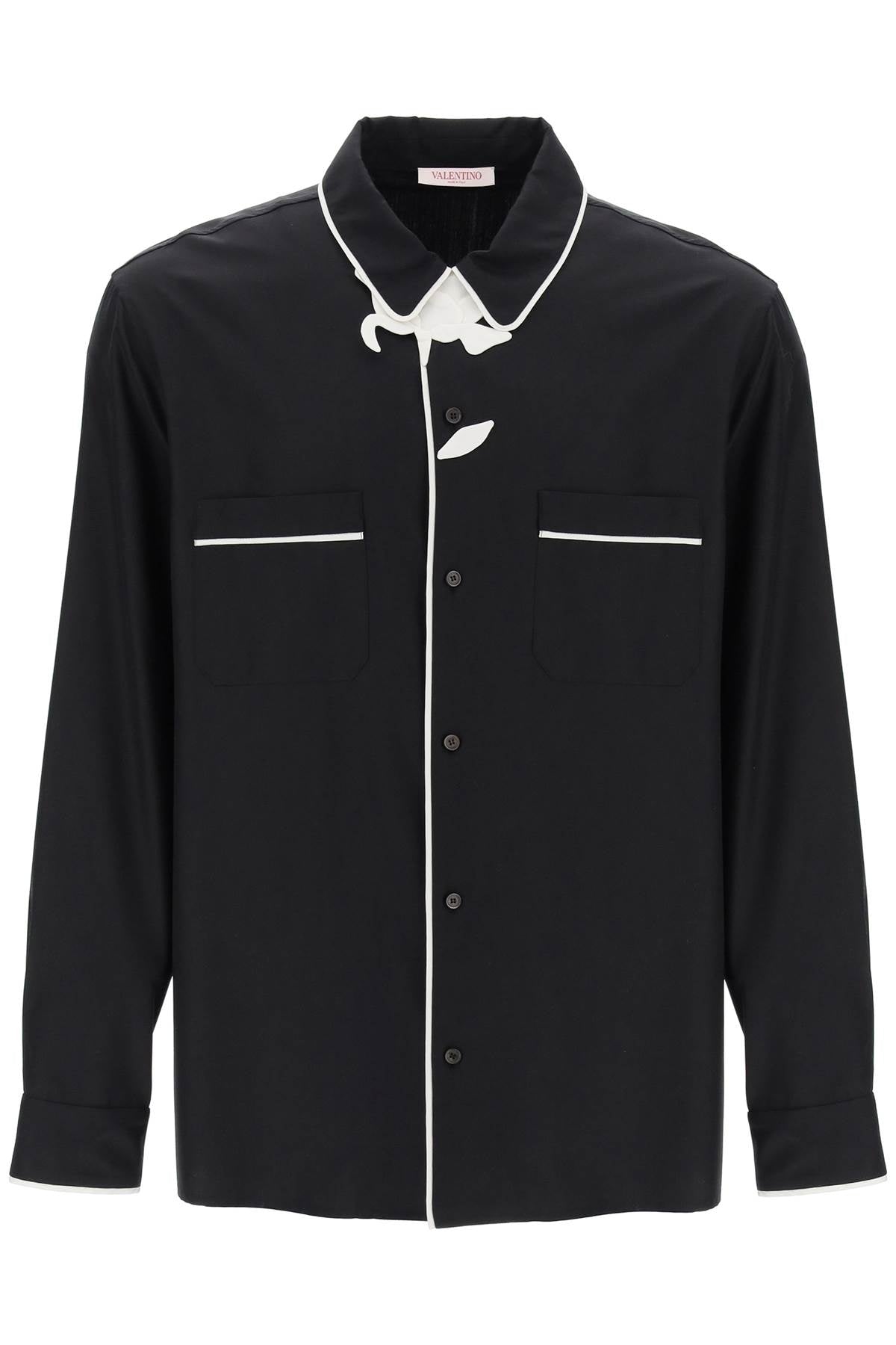 Valentino Garavani "pyjama-style shirt with flower Shirts Valentino Garavani