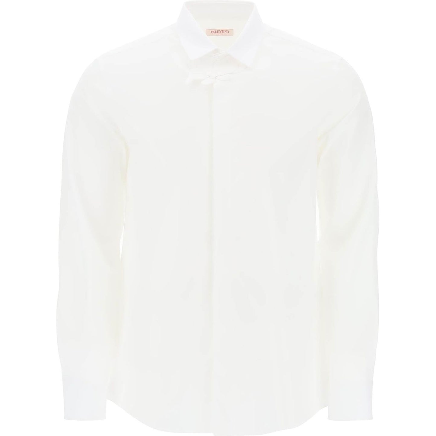 Valentino Garavani poplin shirt with flower patch detail Shirts Valentino Garavani