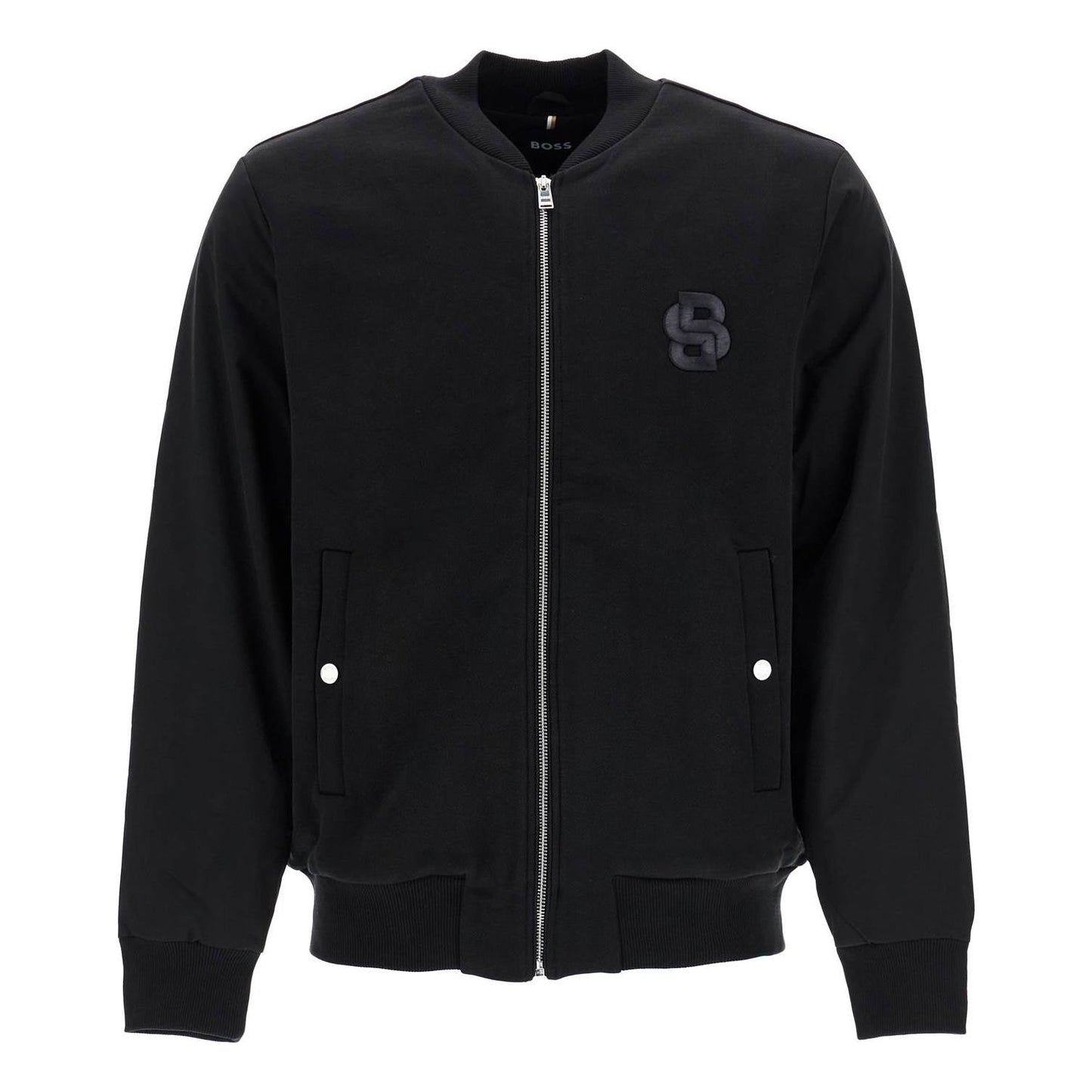 Boss black zip bomber sweatshirt c-salieri 23