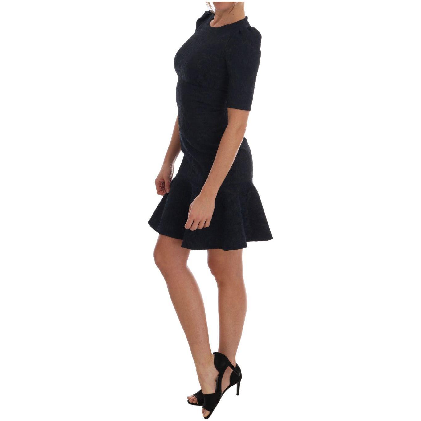 فستان قصير من دولتشي آند غابانا بنقشة الزهور