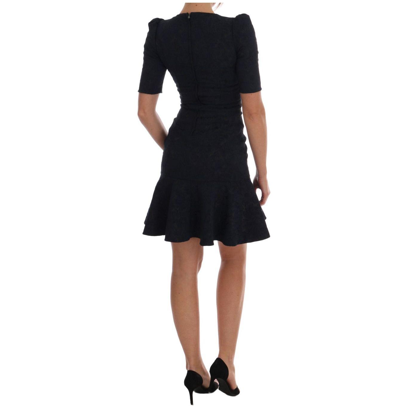 فستان قصير من دولتشي آند غابانا بنقشة الزهور