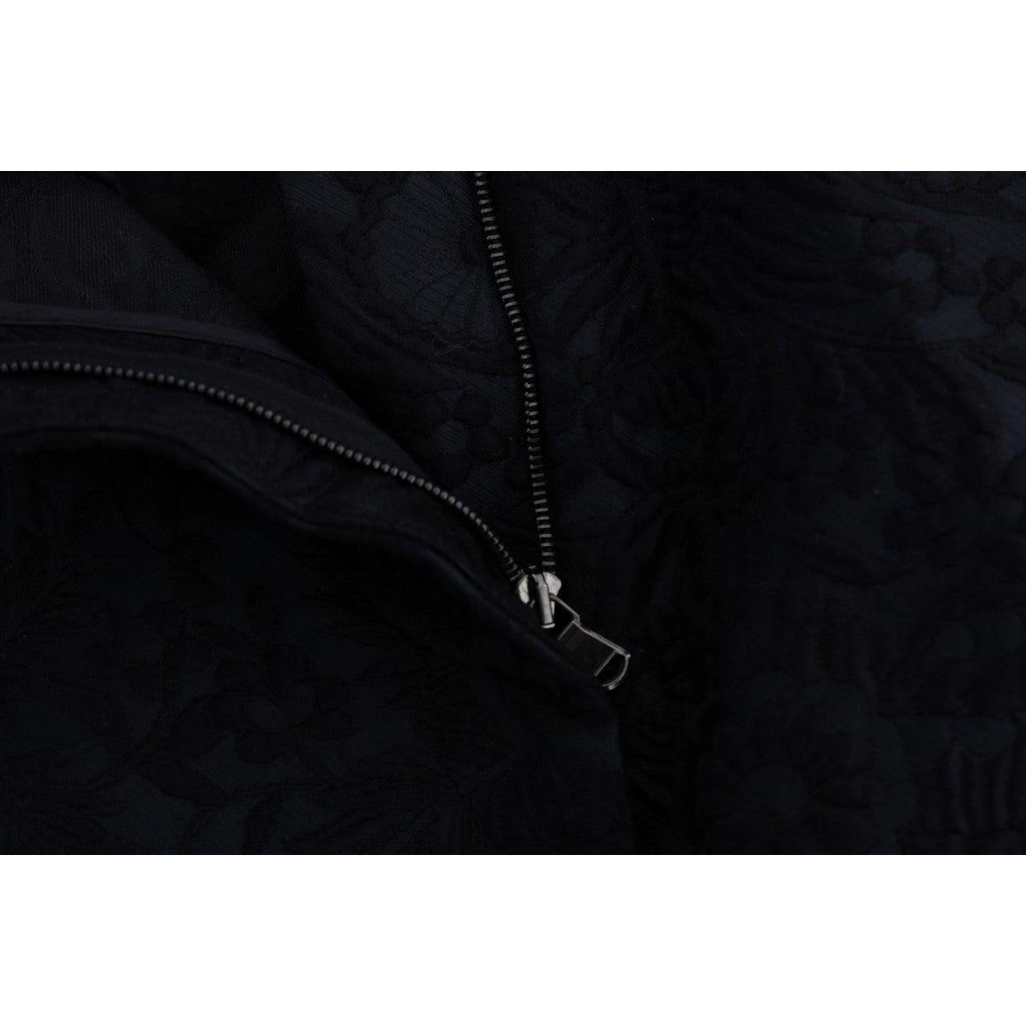 فستان قصير أنيق من دولتشي آند غابانا بطبعات الزهور