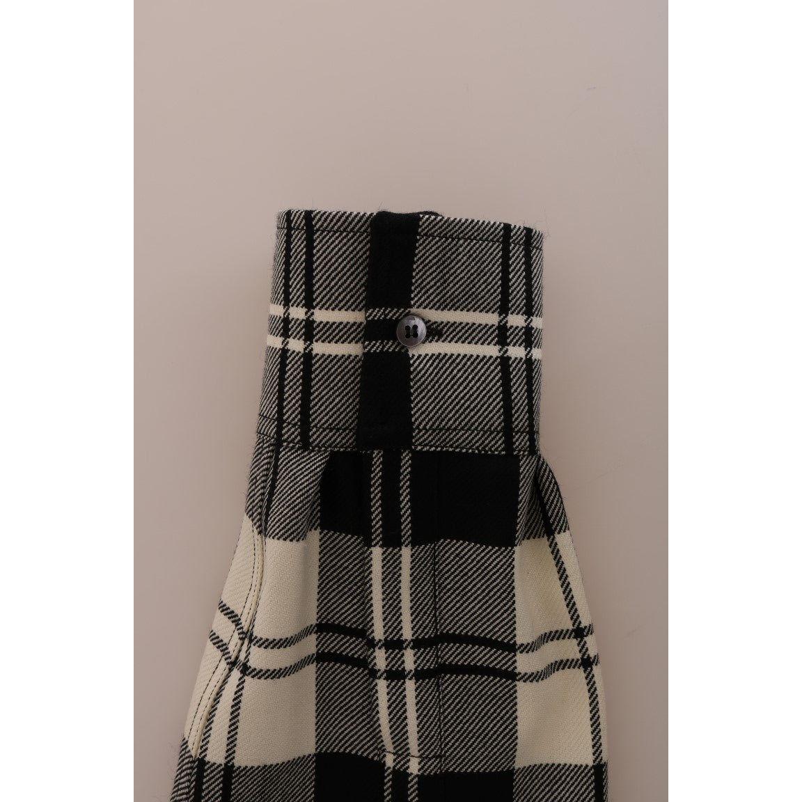 قميص من الصوف المربّع بالترتر من مجموعة دولتشي آند غابانا