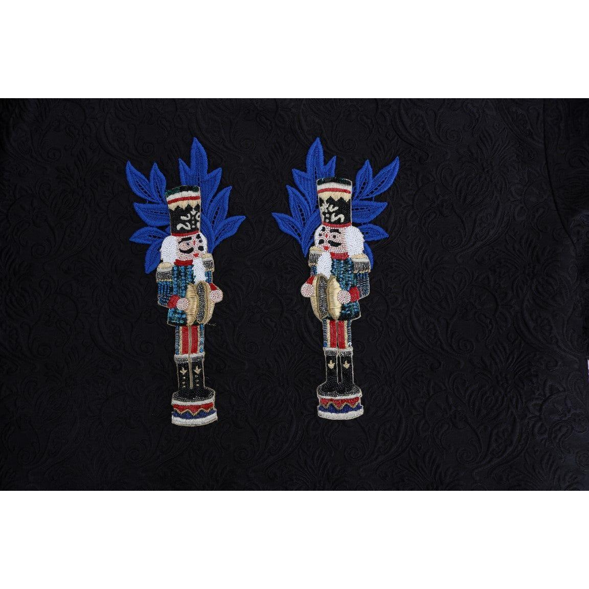 سترة دولتشي آند غابانا Enchanted Sequined Black Brocade