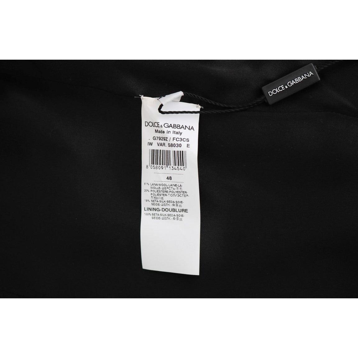 Dolce & Gabbana Gray Wool Patterned Slim Vest 1728,19% Silk,30% Polyester,67345645728,Clothing,Dolce & Gabbana,Gray,IT48 | M,Material: 51% Wool,Men,Men - Clothing,New with tags,Suits & Blazers - Clothing,Vests - Men - Clothing,Waistcoats - Suits & Blazers