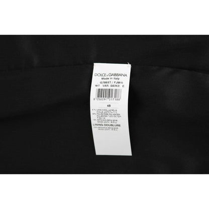 Dolce & Gabbana Black Polka Dot Pattern Vest