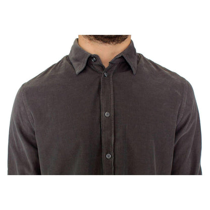 GF Ferre Green Button Front Cotton Casual Shirt 1728,67345645728,Clothing,Dress Shirts - Shirts - Clothing,GF Ferre,Green,IT48 | M,Material: 100% Cotton,Men,Men - Clothing,New with tags,Shirts - Clothing,Shirts - Men - Clothing