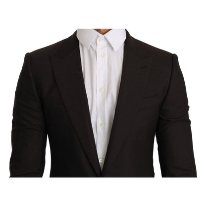 Dolce & Gabbana Brown Wool SICILIA Jacket Coat Blazer 1728,67345645728,Blazers - Men - Clothing,Blazers - Suits & Blazers - Clothing,Brown,Clothing,Dolce & Gabbana,IT44 | XS,Material: 100% lana virgen,Men,Men - Clothing,New with tags,Suits & Blazers - Clo