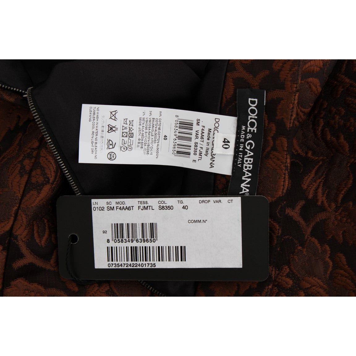 تنورة دولتشي آند غابانا الأنيقة من قماش البروكار