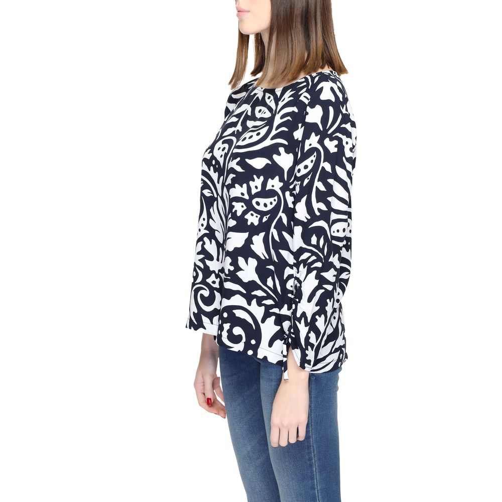 Street One Blue Viscose Blouse