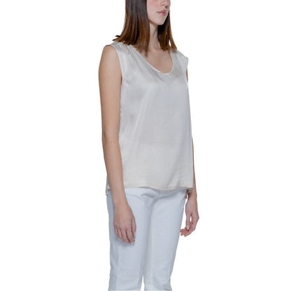 Street One Beige Viscose Blouse