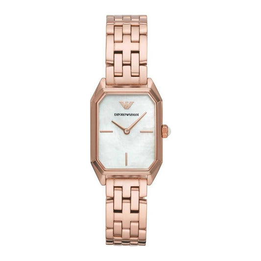 Armani Rose Gold Steel Watch