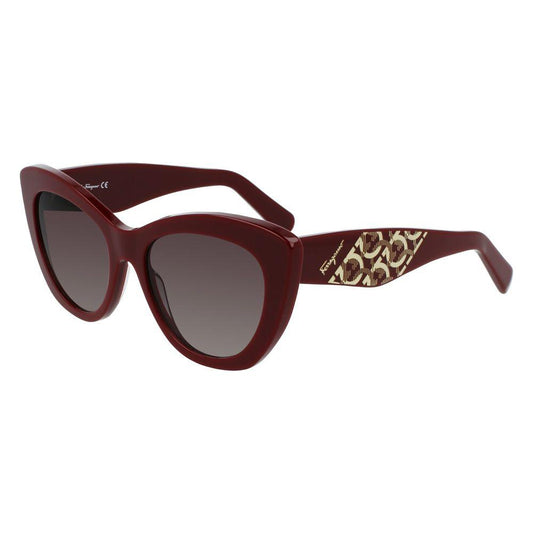 Salvatore Ferragamo Bordeaux Acetate Sunglasses Salvatore Ferragamo