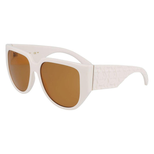 Ferragamo White Bio Injected Sunglasses Ferragamo